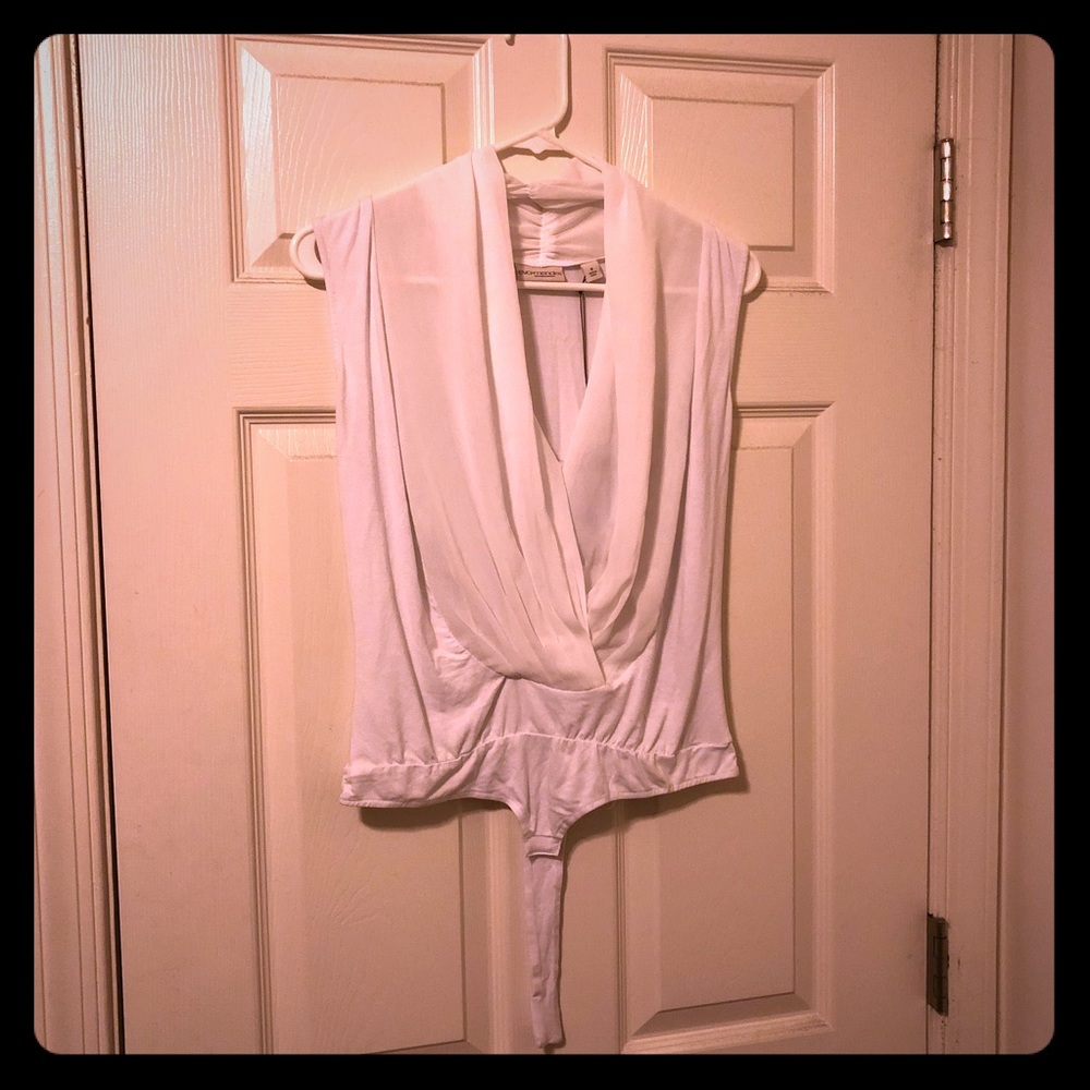 NY & Co White Body Suit